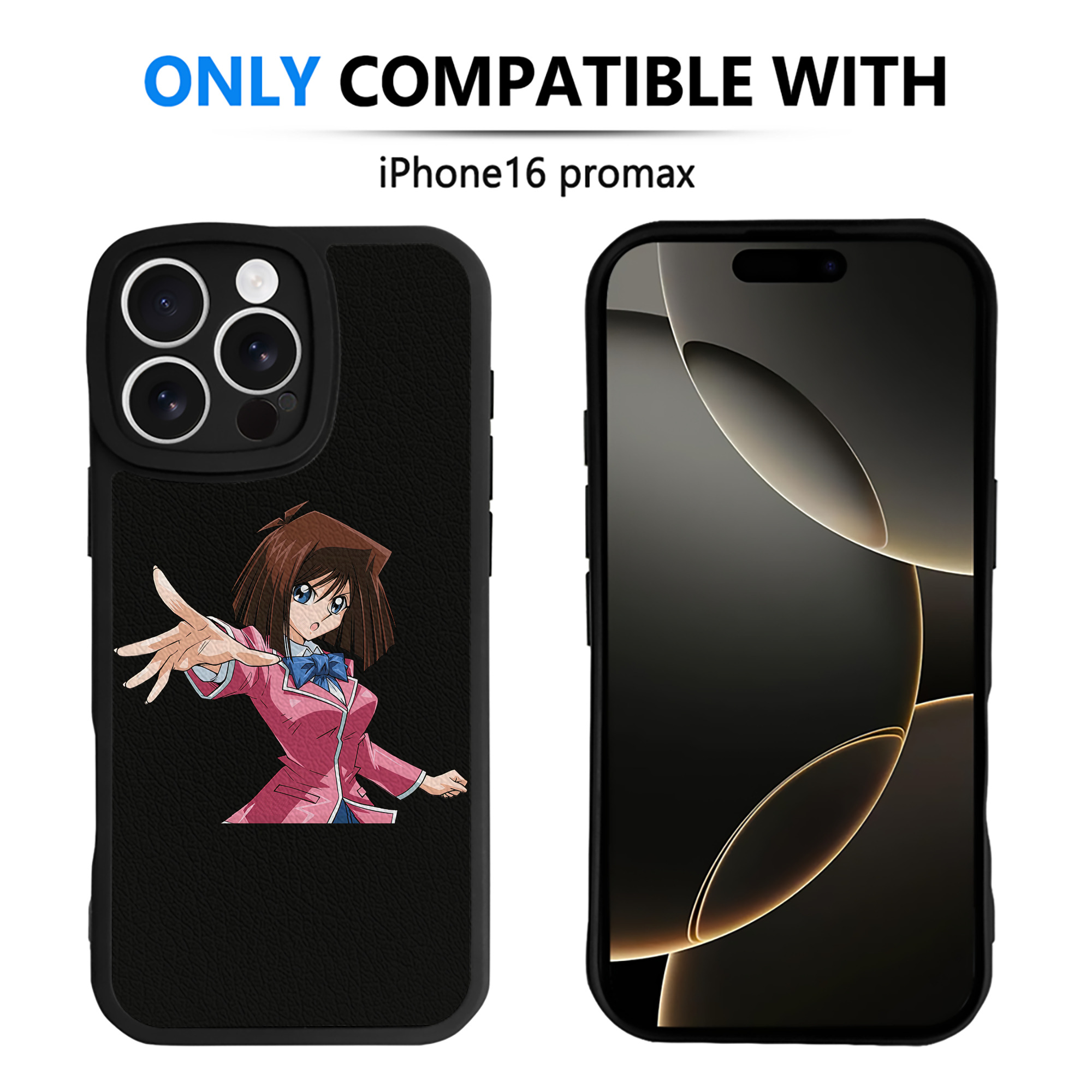 （画像用） 遊☆戯☆王 Yu-Gi-Oh! 【iPhone 16シリーズ対応】シリコンスマホケース（レザー調） 材質：シリコン